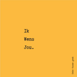 Wenskaart Ik wens jou