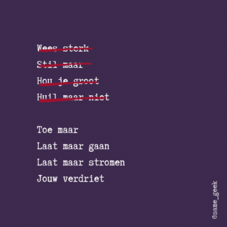 Wenskaart Toe maar