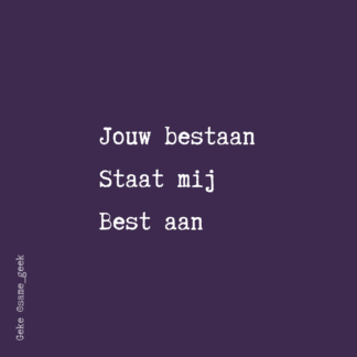 Wenskaart Best-Aan