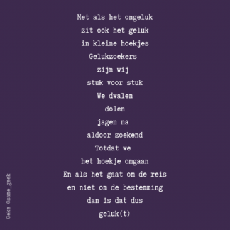 Wenskaart Gelukzoekers