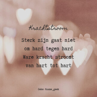 Wenskaart Krachtstroom