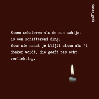Wenskaart Verlichting