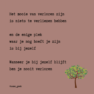 Wenskaart Niets te verliezen