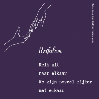 Poëzieposter Reikdom