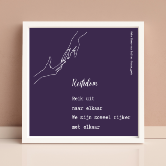 Lijst incl. poëzieposter naar keuze
