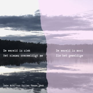 Poëzieposter De Wereld