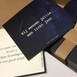 Gepersonaliseerde wenskaarten vanaf 50 stuks - privé of zakelijk