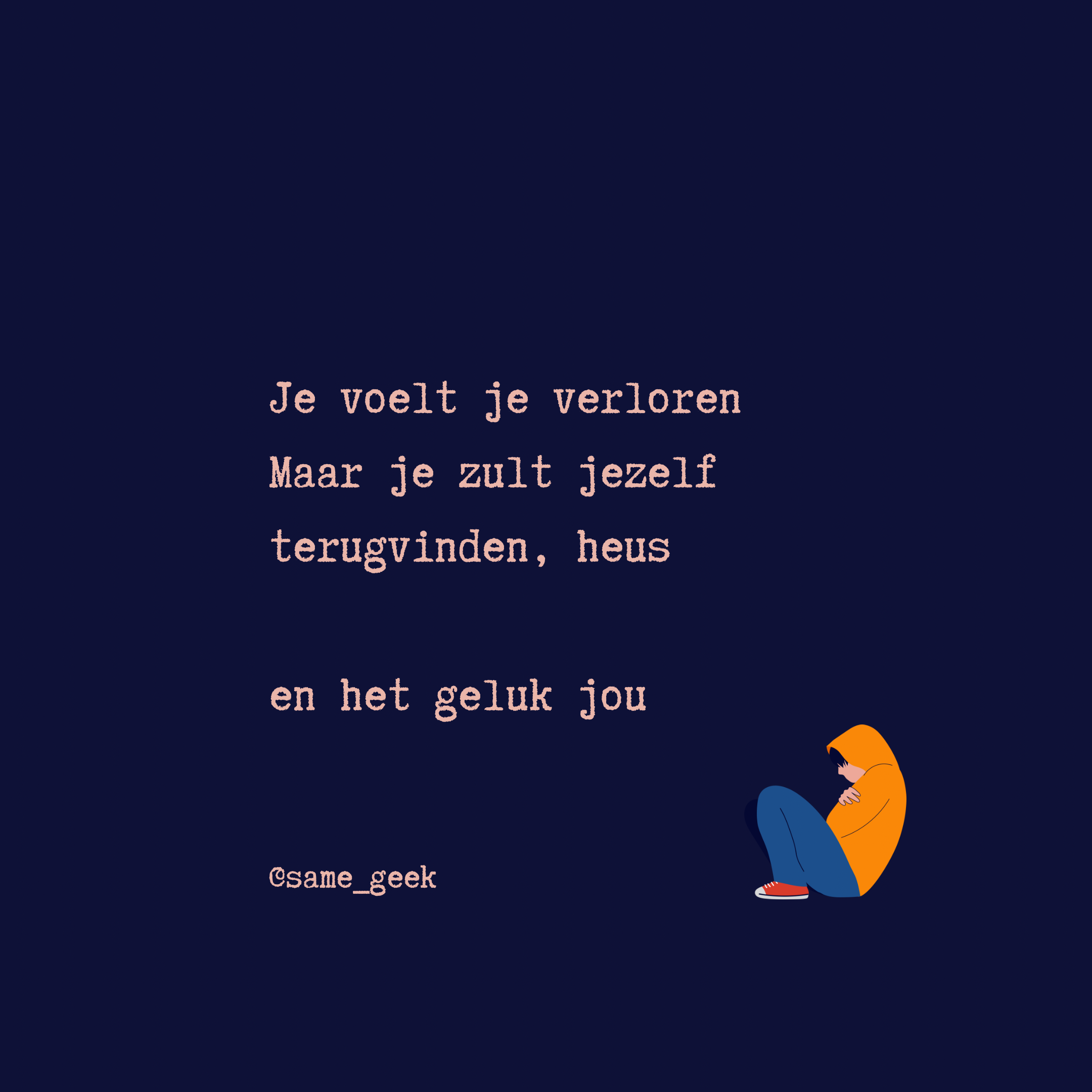 Wenskaart Verloren
