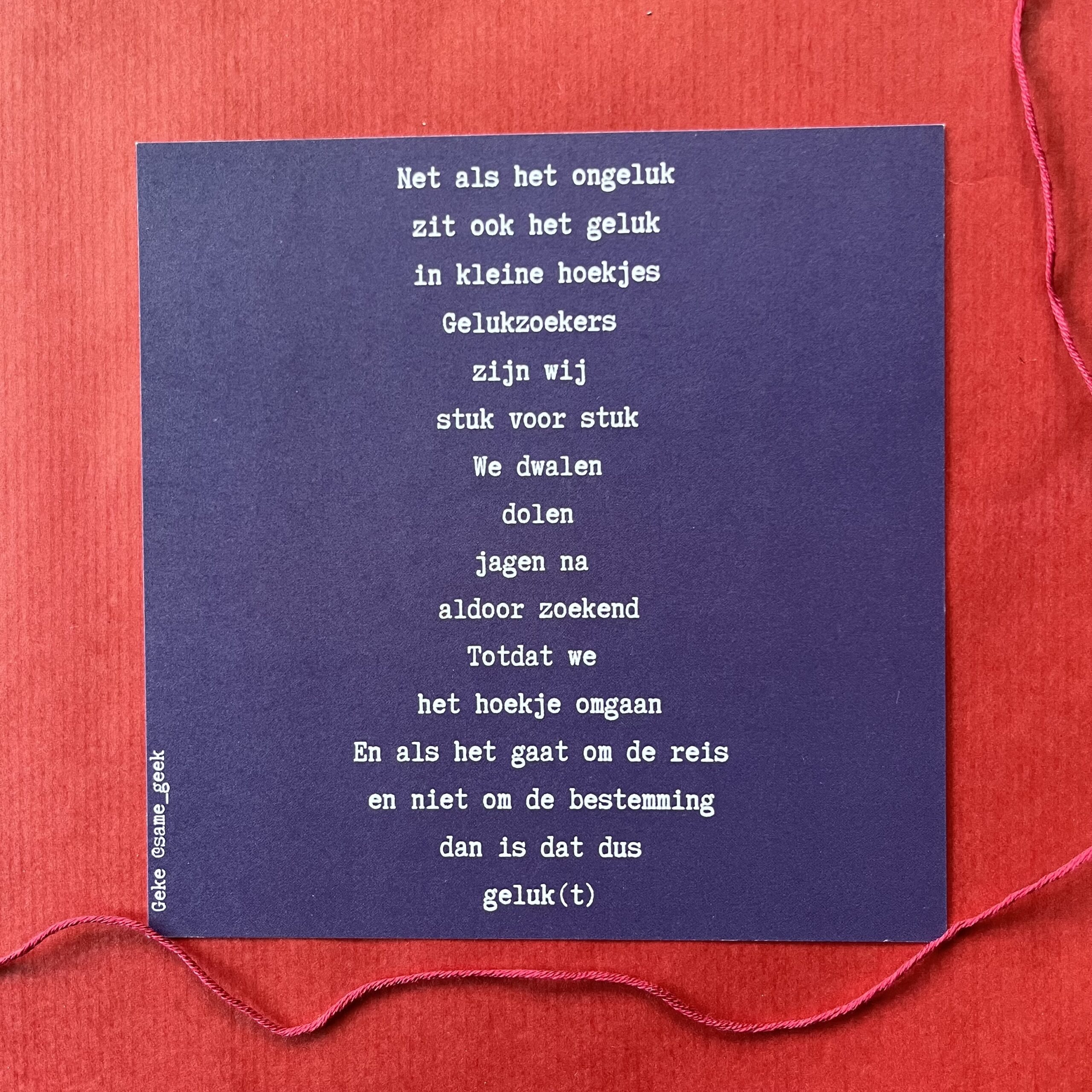 Wij trekken een rode lijn-wenskaartenset - Afbeelding 5