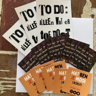 Sticker mixset (set van 13)