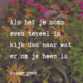 Sticker Om je heen (set van 5)