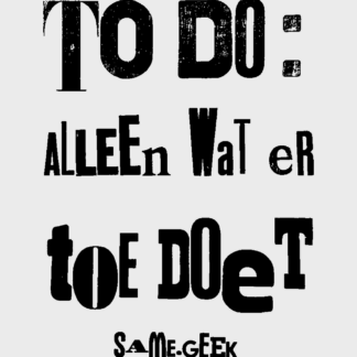 Sticker To do (set van 4)